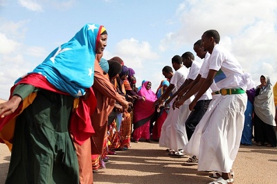 Decorative: Somali dancers.